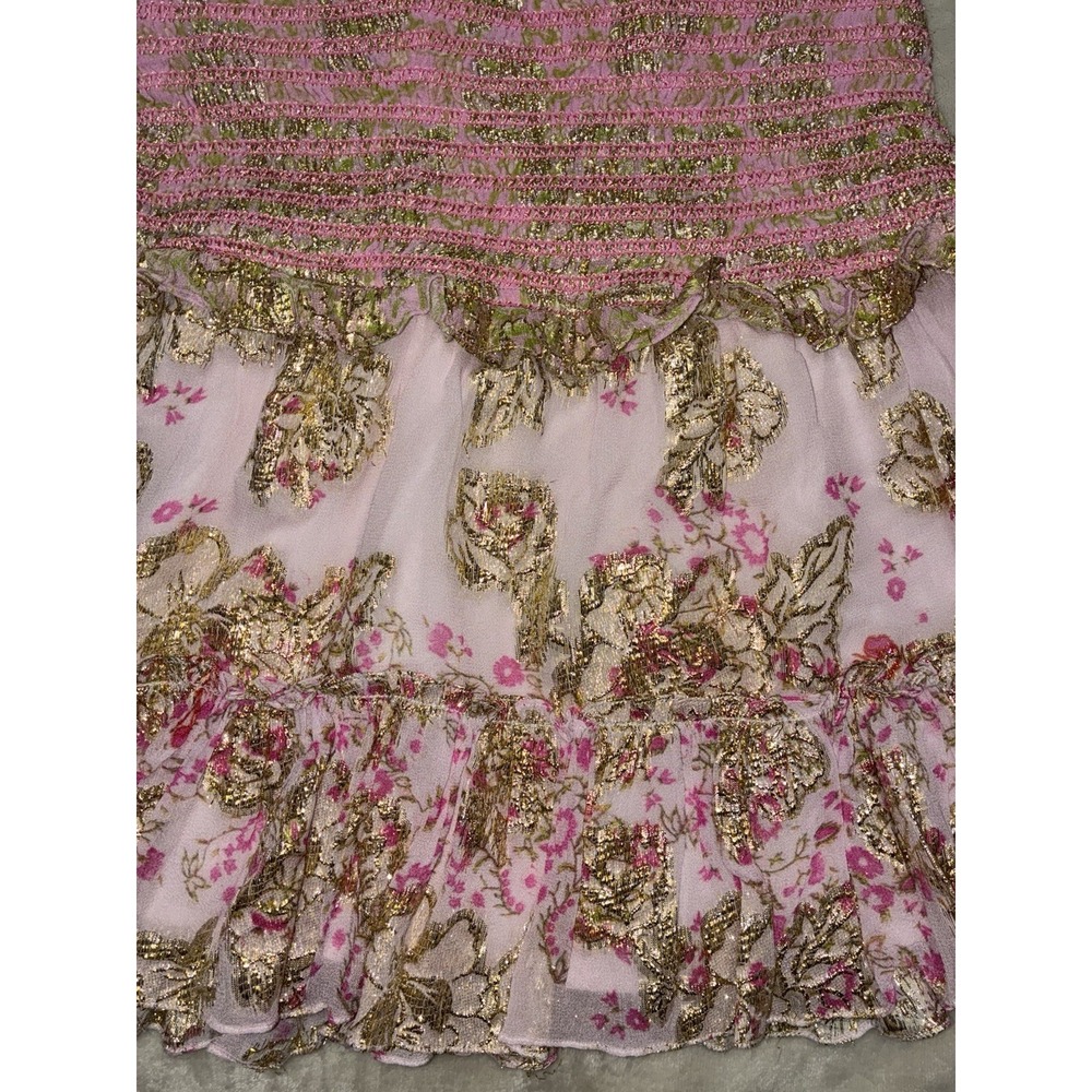 Floral Pink and Cream Dress - Picture 5 of 11